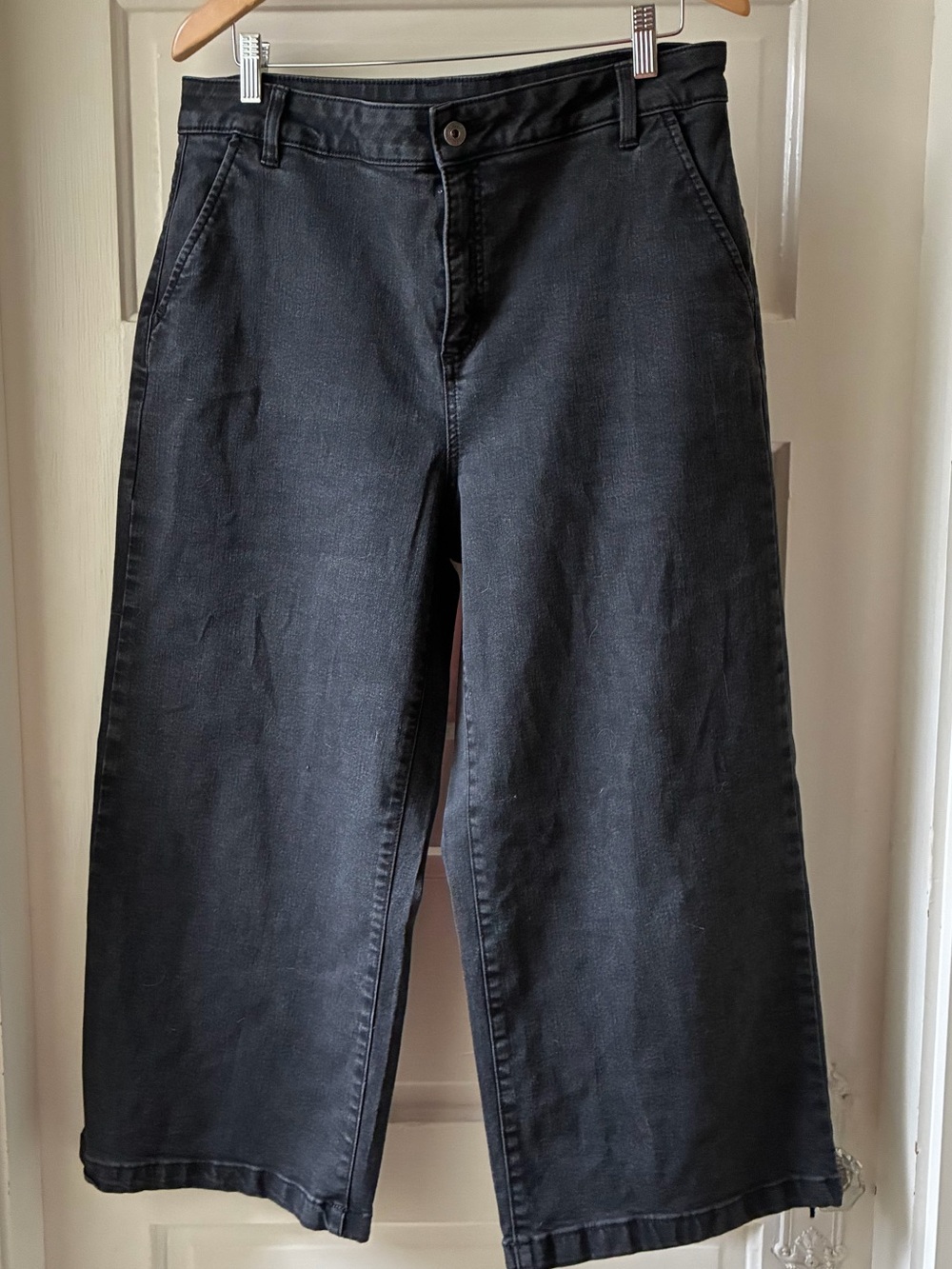 Style & Co. Black Wide-Leg Flare Jeans